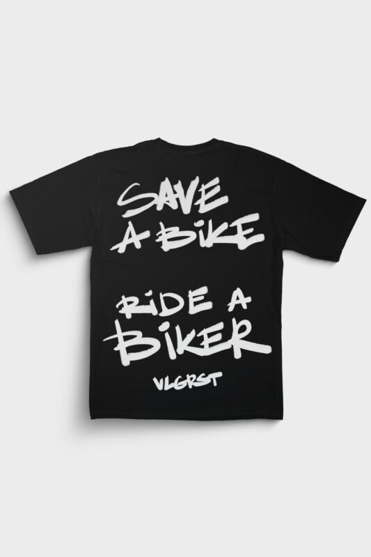 save a bikre ride a biker vulgarista oversized t-shirt